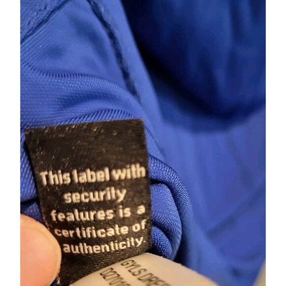 Diane Von Furstenberg Blue Long Sleeve 1/4 Button Tassel Belt Gyls Dress Sz 6 - Picture 8 of 10